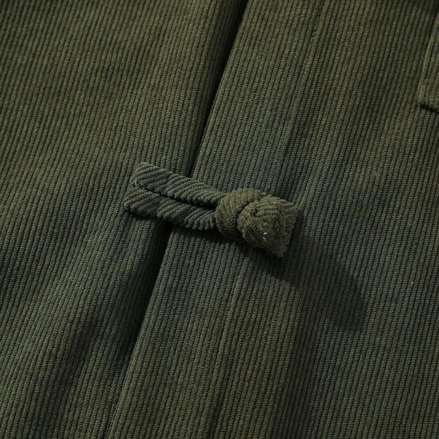 Jeera 168 Jeera 168 Dark Green Chinese Button Shirt - view 8