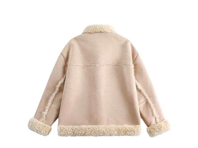 Jeera 168 Jeera 168 Limited fluffy Cream Jacket - view 2