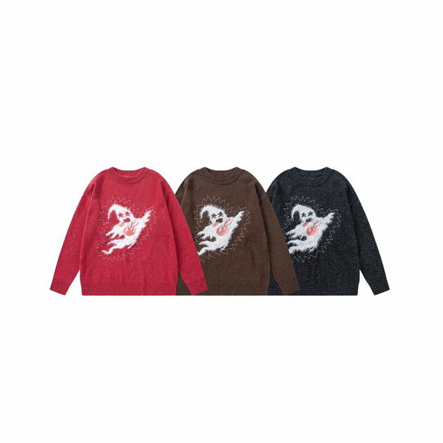 Jeera 168 Jeera 168 Red Floating ghost sweater - view 7