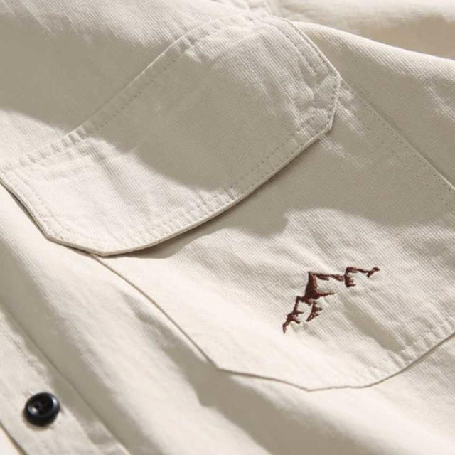 Jeera 168 Jeera168 | Apricot Japanese Work Short Sleeve Shirt (พร้อมส่ง) - view 4