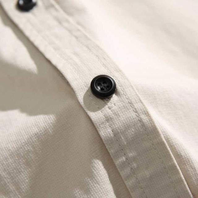 Jeera 168 Jeera168 | Apricot Japanese Work Short Sleeve Shirt (พร้อมส่ง) - view 6