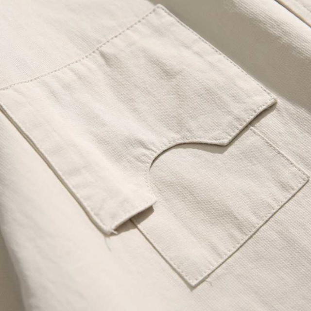 Jeera 168 Jeera168 | Apricot Japanese Work Short Sleeve Shirt (พร้อมส่ง) - view 7