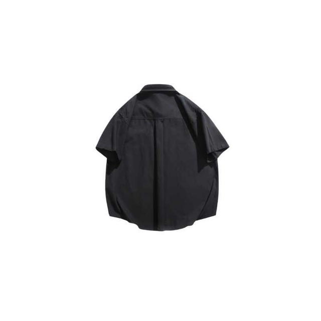 Jeera 168 Jeera168 | Black Japanese Work Short Sleeve Shirt (พร้อมส่ง) - view 2