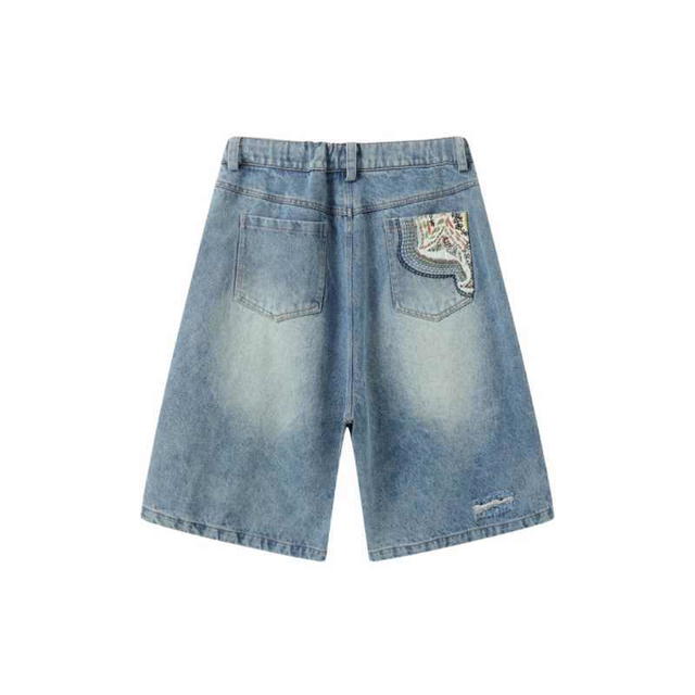 Jeera 168 Jeera168 | Vintage Sewing Denim Short Pants (พร้อมส่ง) - view 2