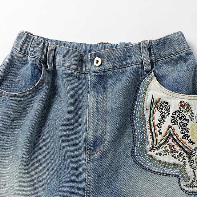 Jeera 168 Jeera168 | Vintage Sewing Denim Short Pants (พร้อมส่ง) - view 4