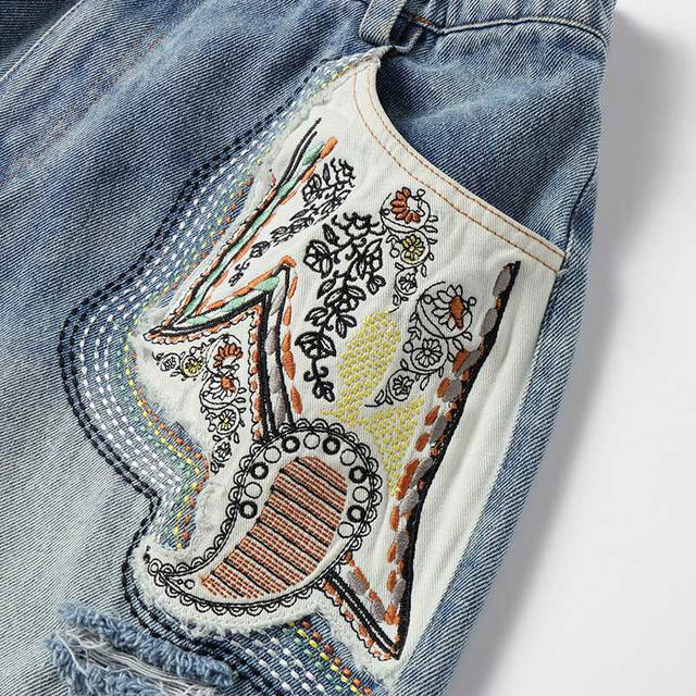 Jeera 168 Jeera168 | Vintage Sewing Denim Short Pants (พร้อมส่ง) - view 6