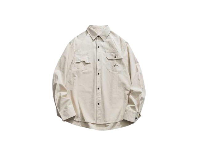 Jeera 168 Jeera168 |Apricot Simple Japanese Style Shirt  (พรีออเดอร์) - view 1