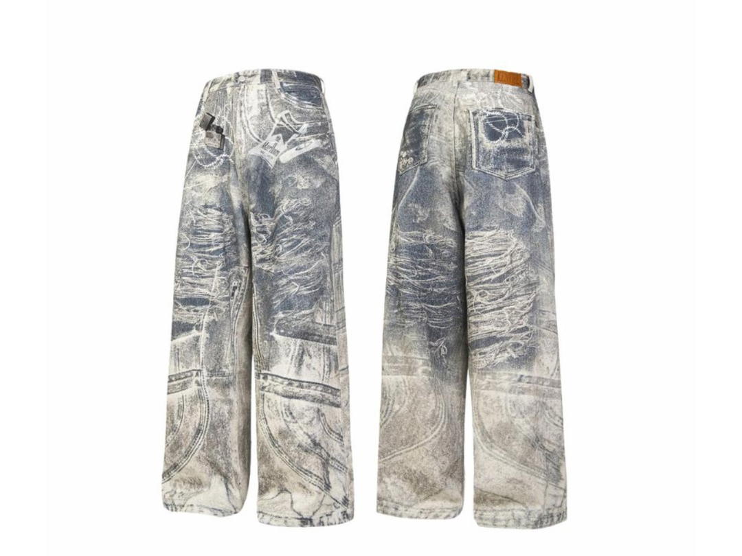 Jeera 168 Jeera168 Blue Jeans Wasteland Long Pants