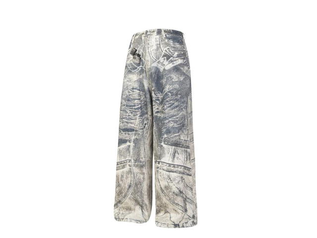 Jeera 168 Jeera168 Blue Jeans Wasteland Long Pants - view 2