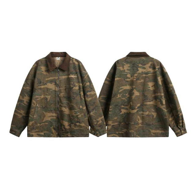 Jeera 168 Jeera168 Brown Camouflage Jacket (พร้อมส่ง) - view 3