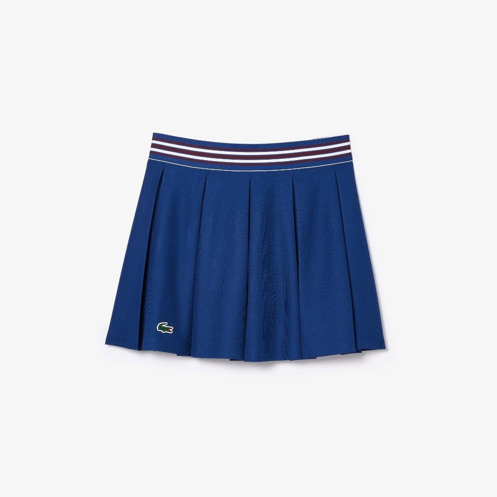 Lacoste Lacoste Piqué Tennis Skirt With Liner Navy