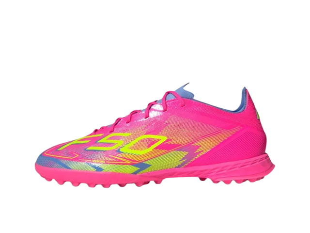 adidas adidas F50 Pro TF Lucid Lucid Lemon Pink - view 2