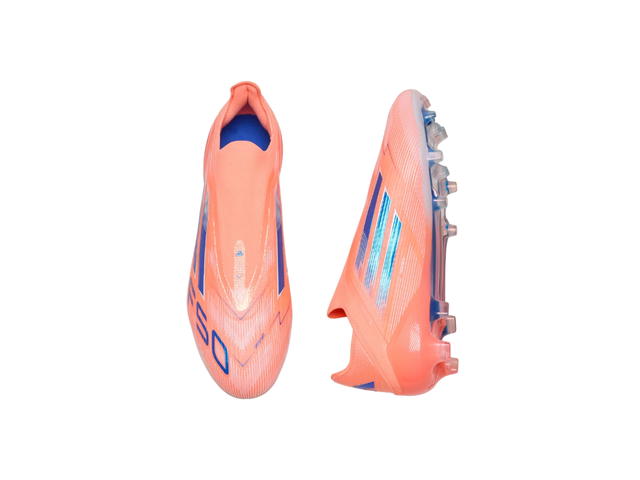 adidas adidas F50 Elite Laceless Fg Beam Orange Lucid Blue - view 3