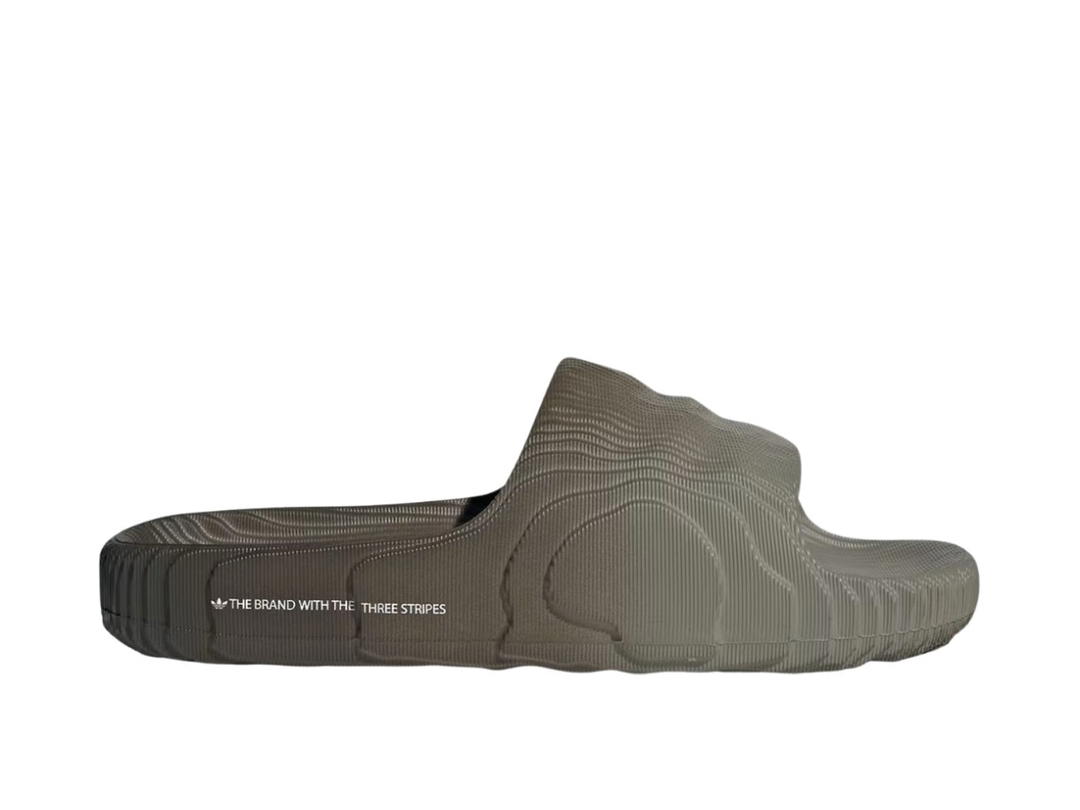 adidas adidas Adilette 22 Slides Grey Shadow Olive Off White