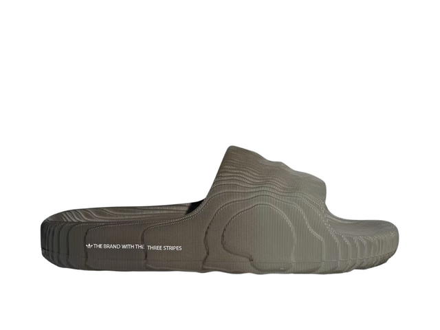 adidas adidas Adilette 22 Slides Grey Shadow Olive Off White - view 1
