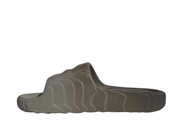 adidas adidas Adilette 22 Slides Grey Shadow Olive Off White - view 2