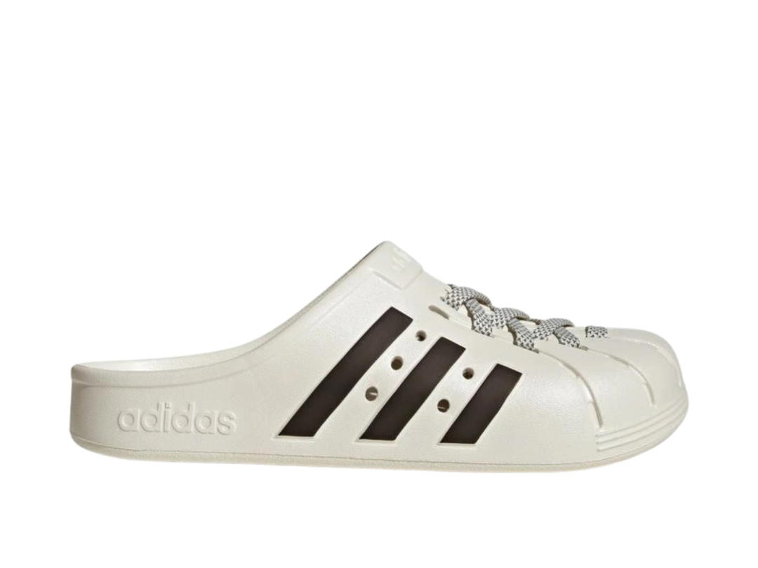 adidas Adidas Adilette Clogs White Black