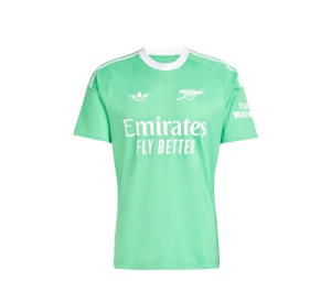 Buy adidas Arsenal 25/26 Third Goalkeeper Jersey Semi Screaming Green White at Sasom – Authentic and Ready to Ship