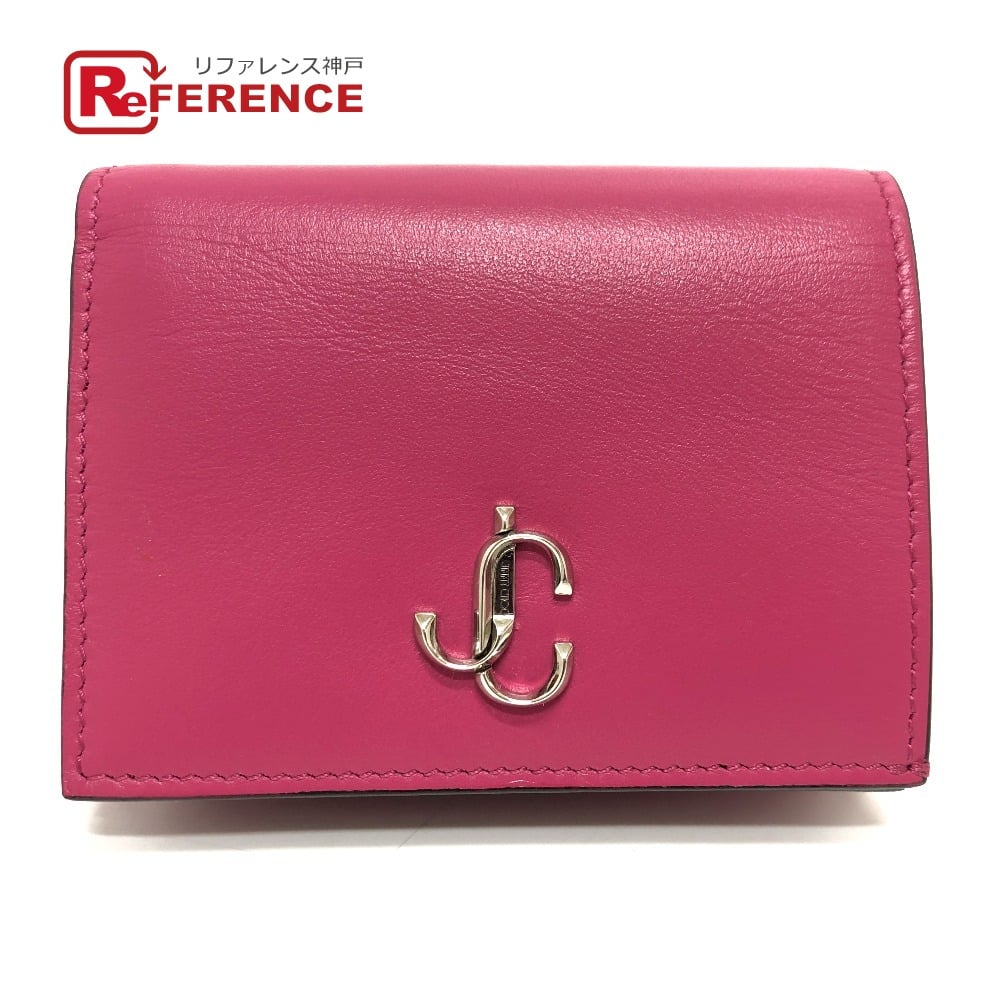Jimmy Choo JIMMY CHOO 112274 HANNE JC Logo Bi-fold Wallet Folded wallet