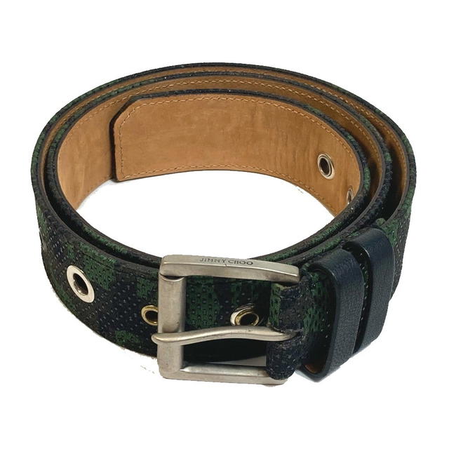 Jimmy Choo JIMMY CHOO Belt Canvas Green - view 1