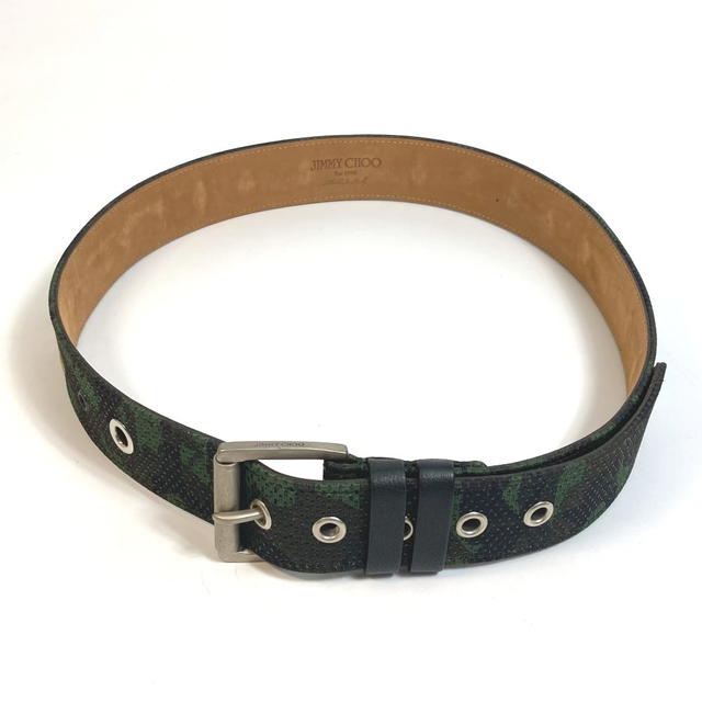 Jimmy Choo JIMMY CHOO Belt Canvas Green - view 2