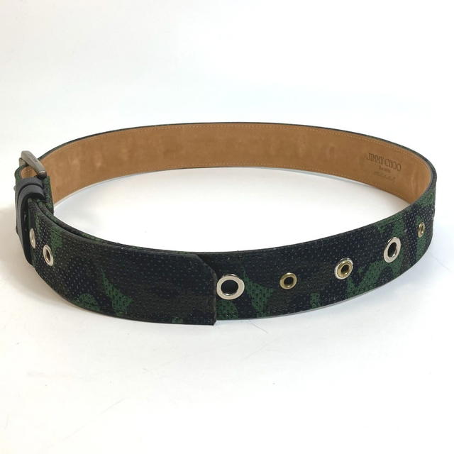Jimmy Choo JIMMY CHOO Belt Canvas Green - view 3