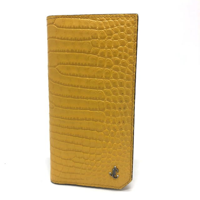 Jimmy Choo JIMMY CHOO flap/logo Embossing Saif Long Wallet Leather yellow - view 1