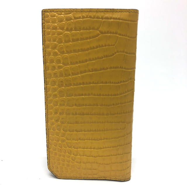 Jimmy Choo JIMMY CHOO flap/logo Embossing Saif Long Wallet Leather yellow - view 2
