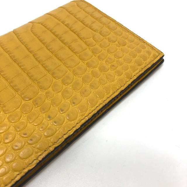 Jimmy Choo JIMMY CHOO flap/logo Embossing Saif Long Wallet Leather yellow - view 4