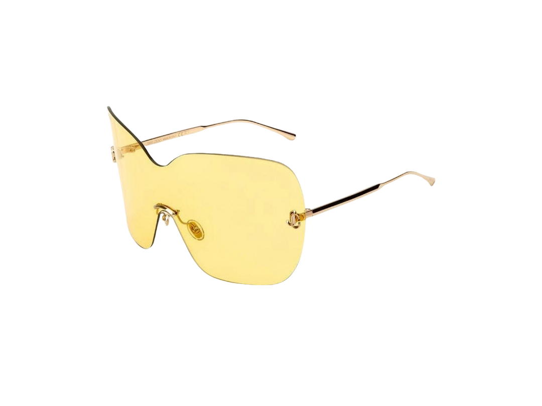 Jimmy Choo Jimmy Choo J5G ET Gold Sunglasses In Gold Frame With Gold Gradient Lens