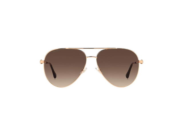 Jimmy Choo Jimmy Choo OLLY/S Sunglasses In Gold Copper Frame With Brown Lens - view 2