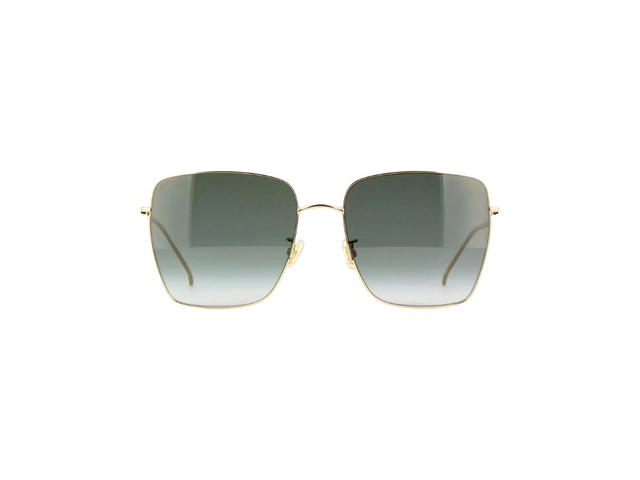 Jimmy Choo Jimmy Choo Square-Frame Sunglasses In Gold-Sparkles Frame With Grey Gradient Lenses - view 2