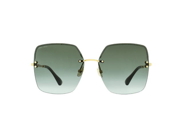 Jimmy Choo Jimmy Choo Tavi Square Sunglasses In Light Metal Frame Rose Gold - view 2