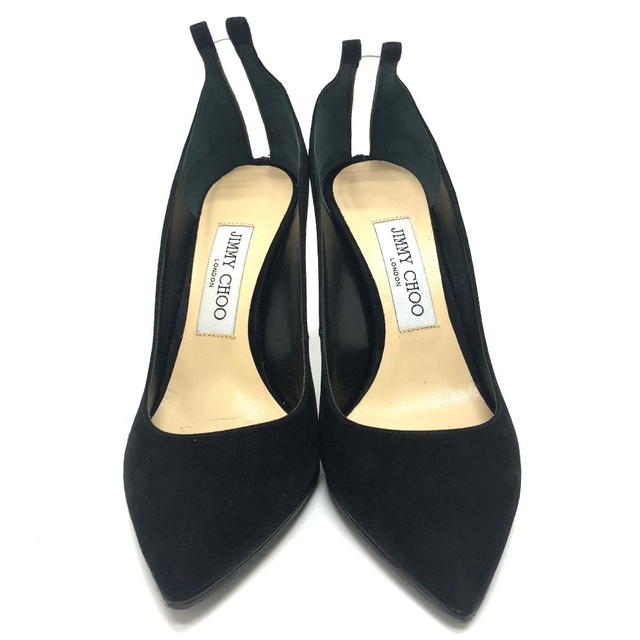 Jimmy Choo JIMMY CHOO With fur Pumps Shoes Heels High Heels pumps suede Black/Beige Unused - view 3