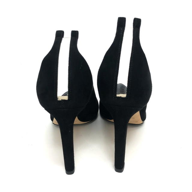 Jimmy Choo JIMMY CHOO With fur Pumps Shoes Heels High Heels pumps suede Black/Beige Unused - view 5