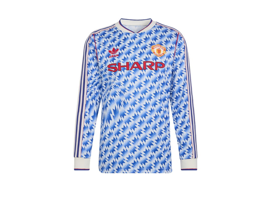 adidas adidas Manchester United Away Long Sleeve Jersey 90 Multicolor