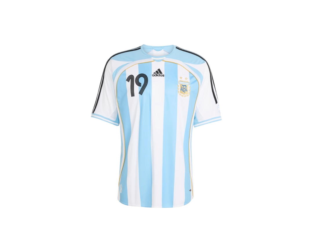 adidas adidas Argentina Home Jersey 2006 Messi White
