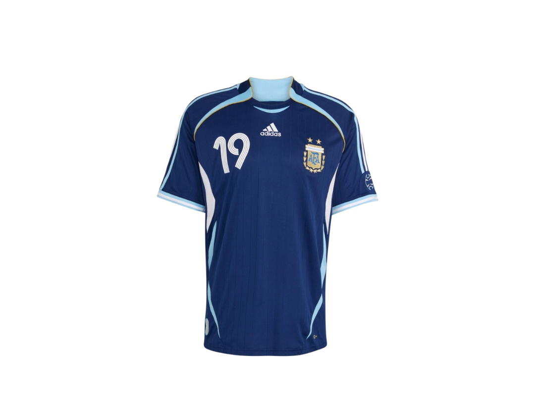 adidas adidas Argentina Away Jersey 2006 Messi Dark Blue