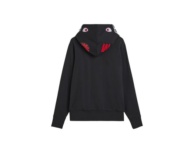 adidas adidas x BAPE Ultimate Shark Hoodie Black - view 2