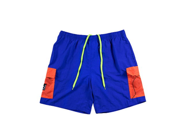 JONES 500 JONES 500 237-2023 : POOL DAY (Blue/Orange) / Taffeta Shorts - view 1