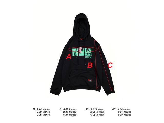 JONES 500 JONES 500 366-2023 : EYEBALL TO EYEBALL / Black / Hoodie - view 3