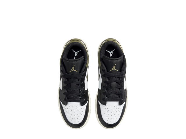 Jordan Jordan 1 Low Black Toe Medium Olive (GS) - view 4