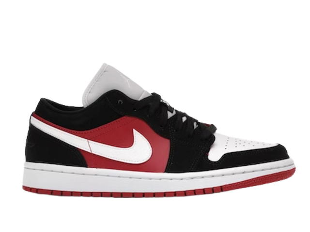 Jordan Jordan 1 Low Black White Gym Red (W) - view 1