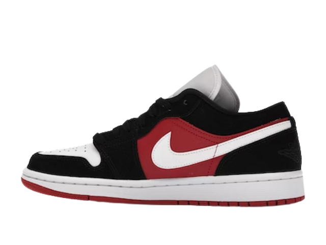 Jordan Jordan 1 Low Black White Gym Red (W) - view 2