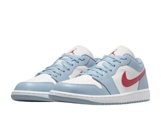 Jordan Jordan 1 Low Blue Whisper Dune Red (Women's) - view 3