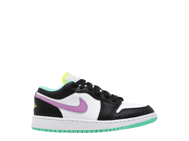 Jordan Jordan 1 Low Green Glow Violet Shock (GS) - view 1