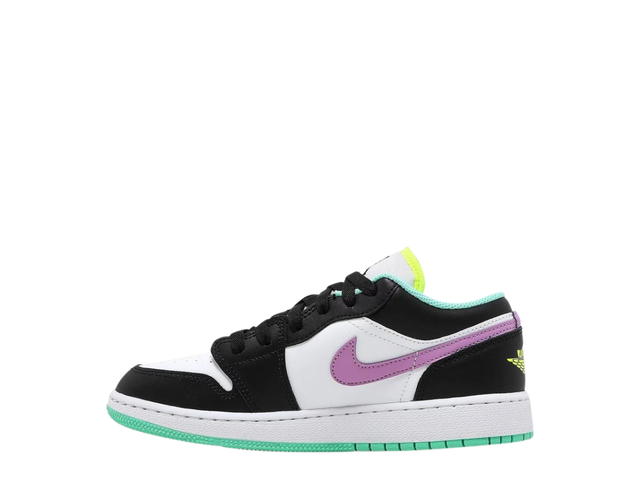 Jordan Jordan 1 Low Green Glow Violet Shock (GS) - view 2