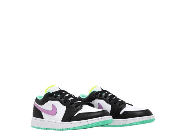 Jordan Jordan 1 Low Green Glow Violet Shock (GS) - view 3