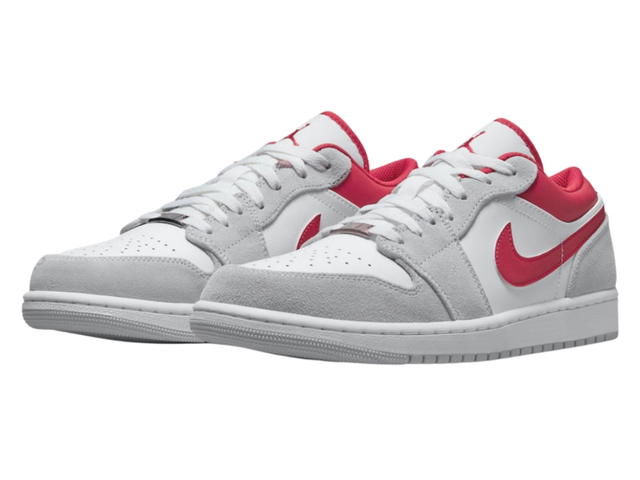 Jordan Jordan 1 Low SE Light Smoke Grey Gym Red - view 3