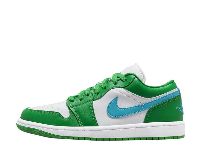 Jordan Jordan 1 Low Lucky Green Aquatone (Women's) - view 2